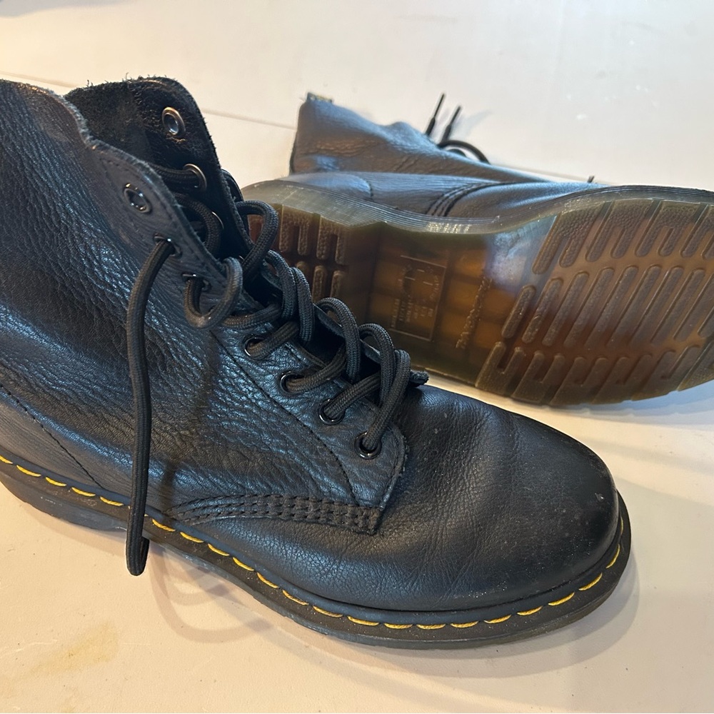 Dr. Martens Black Leather Boots